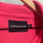 Calvin Klein  Medium Pink Orange Long Sleeve Hoodie Photo 4