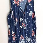 Abercrombie & Fitch Navy Floral Romper Photo 1