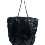 City Streets  Women's Black Sequin Large Shoulder Bag Photo 1