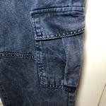 We The Free People Denim Blue Cargo Jeans Relaxed Fit Size S Photo 4