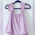 The Impeccable Pig  Ruffled Crop Top Photo 0