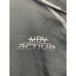 MDV active Black Hooded Athletic Jacket Performance Running Workout Top XS Photo 1