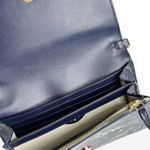 Tory Burch  Navy Daydreamer Convertible Chain Wallet/Bag Photo 8