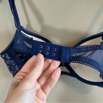 Victoria's Secret ✨ Victoria’s Secret Dream Angel Push Up Bra Blue Lace 32B Photo 4