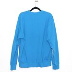 Sporty & Rich Plain Bright Blue Crewneck Sweatshirt Pullover Size Large Photo 3