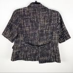 Coldwater Creek Gray Wool Blend Short Sleeves Side Pockets Blazer, Size 12 Photo 3