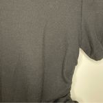 ZARA  Ruched Side Tie Crop Top, Black, Size L, NWOT Photo 2
