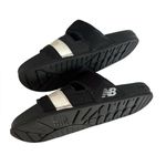 New Balance 202v2 Black & White Women Slides Sandals EUC Photo 2