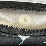 Lululemon Run For Your Life Crop Leggings Black with Chevron White Waist Size 6 Photo 10