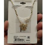 Unwritten  Macy's NEW Lucky Horseshoe Gold Flash Plated Genuine Crystal Necklace Photo 5