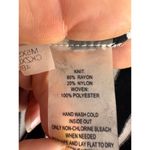 Calvin Klein Black & White Striped Long Sleeve Sweater Size L Photo 2