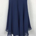 Two Sisters Germaine Blue Crochet Skater Lace Up Back Mini Dress Size 8 Photo 9