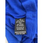 Alyx Women's Royal Blue Cold Shoulder Layered Tank Top Size‎ L Size L Photo 9