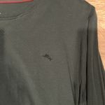 Tommy Bahama  Women's M Long Sleeve Cotton Green Round Neck Tee T-Shirt Top Photo 1