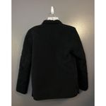 Gallery  Jacket Womens Small Black Quilted Insulated Button Front Pockets Lined Photo 3