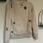 Wanakome  Athena Heather Oatmeal Full-Zip Hoodie Size XS Photo 0