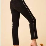 new amo ☻︎ Chloe Crop Stretch Jeans w with Piping ☻︎ Black + Natural ☻ 24 Photo 2