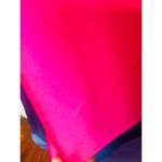 BAOBAB Orange Pink Purple Satin Shift Open Back One Shoulder Ombre Ari Gown L Size L Photo 7