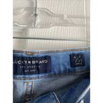 Lucky Brand  Women's High Rise Skinny Bridgette Size 4 Raw Hem Ankle Light‎ Wash Photo 5