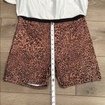 Lucky in Love 18" High Rise Animal‎ Print Pleated Pocket Golf Skirt Skort Size M Brown Size M Photo 9