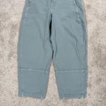 Everlane  Women’s The Utility Barrel Cropped Ankle Pants High Rise Bluish Gray 8 Photo 5