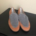 LOGO By Lori Goldstein Lori Goldstein Greer Leather Suede Faux Gray Shearling Flats Loathers Size 11 Photo 2