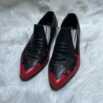 Nine West Mootsie Tootsie Color Block Western Genuine leather Shoe Boots Size 9. B79 Photo 2