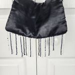 None Beaded Pouch Mini Bag Embellished Clutch Party Shoulder Bag Black White Grey Photo 14