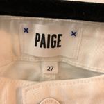 Paige  Womens Skyline Ankle Peg Jeans Crisp White Denim Size 27 Photo 3