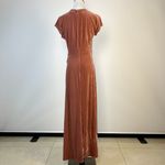 Reformation NWT  Brecken Velvet Knit Midi Dress Dusty Pink Size S Photo 7