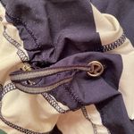 Lululemon Run Chase Me Tank Top Size 2 Wide Bold Stripe White Deep Indigo Photo 2