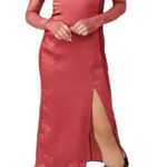 Free People NWT X Intimately FP City Cool Midi Slip Dress In Venetian Red Photo 0