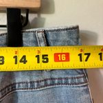 Denim Maxi skirt in size 14. EUC. Cotton Blend, back Slit. Blue Photo 6