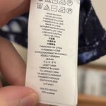 Michael Kors MICHAEL Off-Shoulder Blue Abstract Top Photo 5