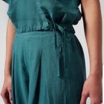 Athleta Playa Linen Crop Tie Top in Borealis Green Size XS Photo 3