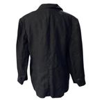 Talbots Black Women's IRISH LINEN Suit Jacket Size 16 PETITE Photo 2