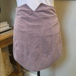 Alexander Wang  Front Zip Purple Mini Skirt Size 4 Photo 2