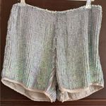 Glamorous | Iridescent Sequin Shorts | Mermaid sequin Hot Pants | Size Small Photo 0