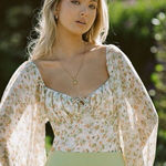 Sabo S Sorrell Bodysuit Floral One Piece cottagecore Photo 0