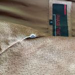 Vintage Phase Two Camel Suede Leather Shirt Jacket Shacket Sz Large Tan Photo 6