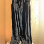 Black Jumpsuit by Beach Gold M pockets slim leg lightweight classic minimalist Size M Photo 8