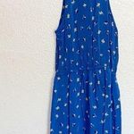 Splendid Blue Floral High Low Summer Tank Top Dress Photo 0