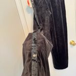 Apple Bottoms  Women Black Tuxedo Sequin Trim Wide Leg Large Photo 3