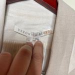 Veronica Beard  Two Tone Braeton Linen Dickey Blazer Size 4 Photo 1