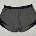 Under Armour UA Heatgear Loose Fit Gray Athletic Running Knit Shorts Women’s XL Photo 0