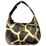 Dooney & Bourke Giraffe Print Belt Strap Shoulder Bag Photo 0