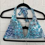 Kona Sol 2 pc Blue and White Patterned Bikini Set Photo 1