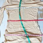 Mistress Rocks Don’t Stop Beige Stretch Jersey High Neck Maxi Dress size Large Photo 8