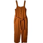 Everlane Burnt Orange The Linen Jumpsuit Size 00 Photo 2