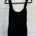 Modcloth  Women’s Medium Black Rayon Jumpsuit New Photo 0